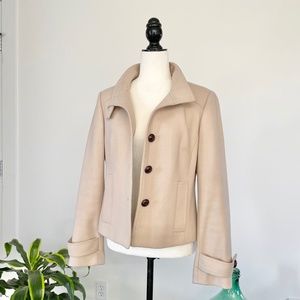 Banana Republic cream wool fall jacket - Size M